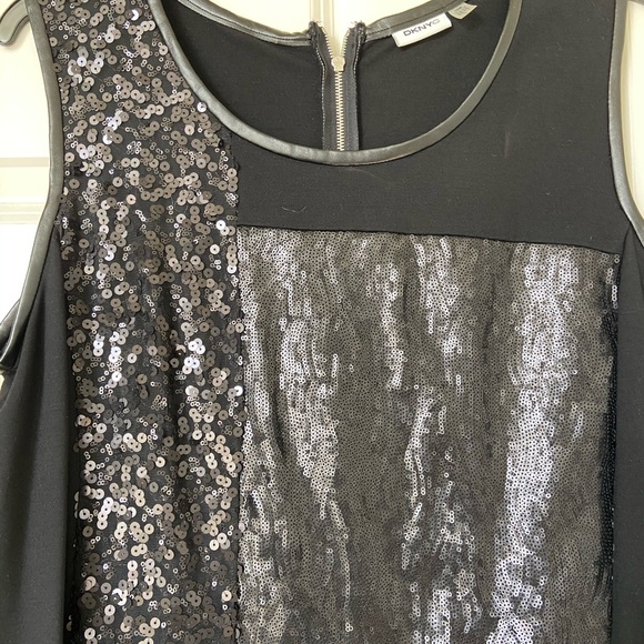 DKNYC Black dress w/ embellishments 16W - Picture 2 of 4